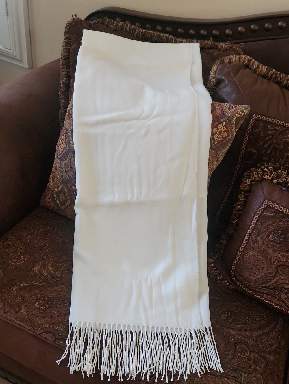 Throw Blanket With Fringe